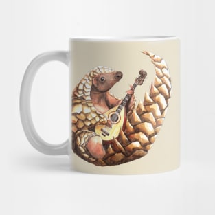 Pangolin playing the Mandolin Mug